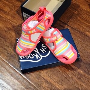 OshKosh B'gosh Coral (Pink) Aquatic Sandals Toddler Girls Sz 10 New Box